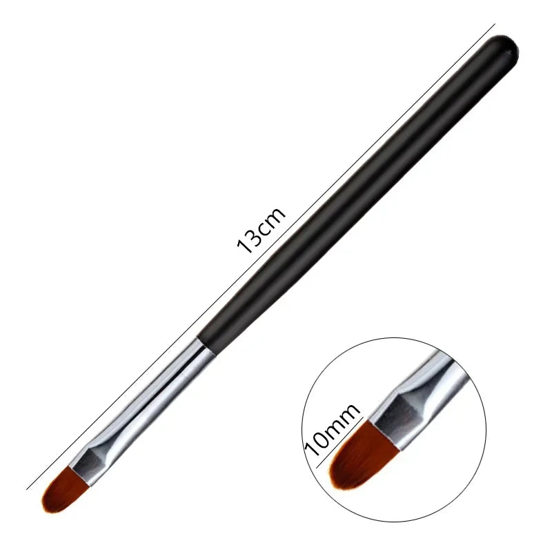 Nails Art Brush Pattern Phototherapy Acrylic UV Gel Extension Builder Coating Painting Pen DIY Manicure Accessories Tools