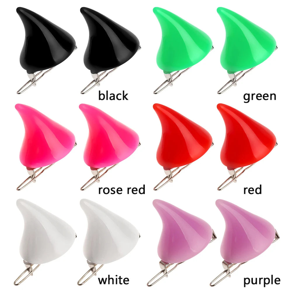 2PCS Fashion New Small Demon OX Horn Hair Clips Women Grils Halloween Party Cosplay Pin Hairpins Headwear Hair Styling Accessory